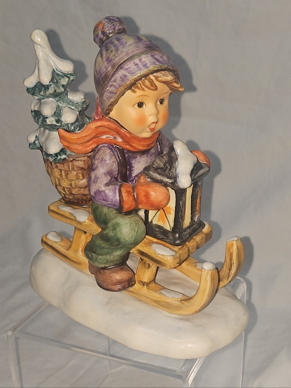 Vintage Hummel 1971 Ride Into Christmas #396 Figurine 5 3/4"